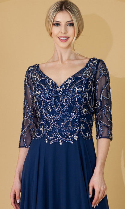 Long Formal Dress 7046 by Amelia Couture