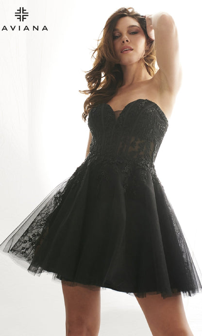 Faviana Short Party Dress 11120