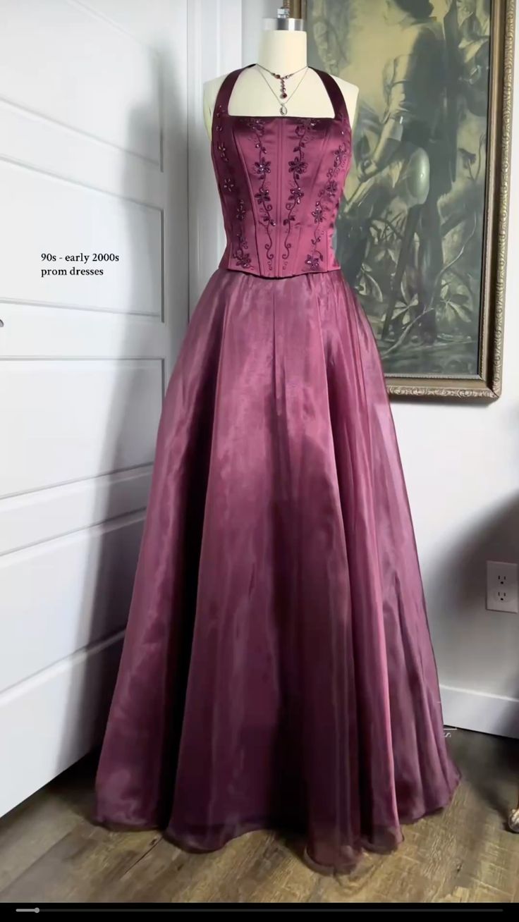 Modest Senior Prom Dresses High Schools Inspiration A Line Halter Burgundy Semi Formal Grad Long Prom Dress For Teens AB2124