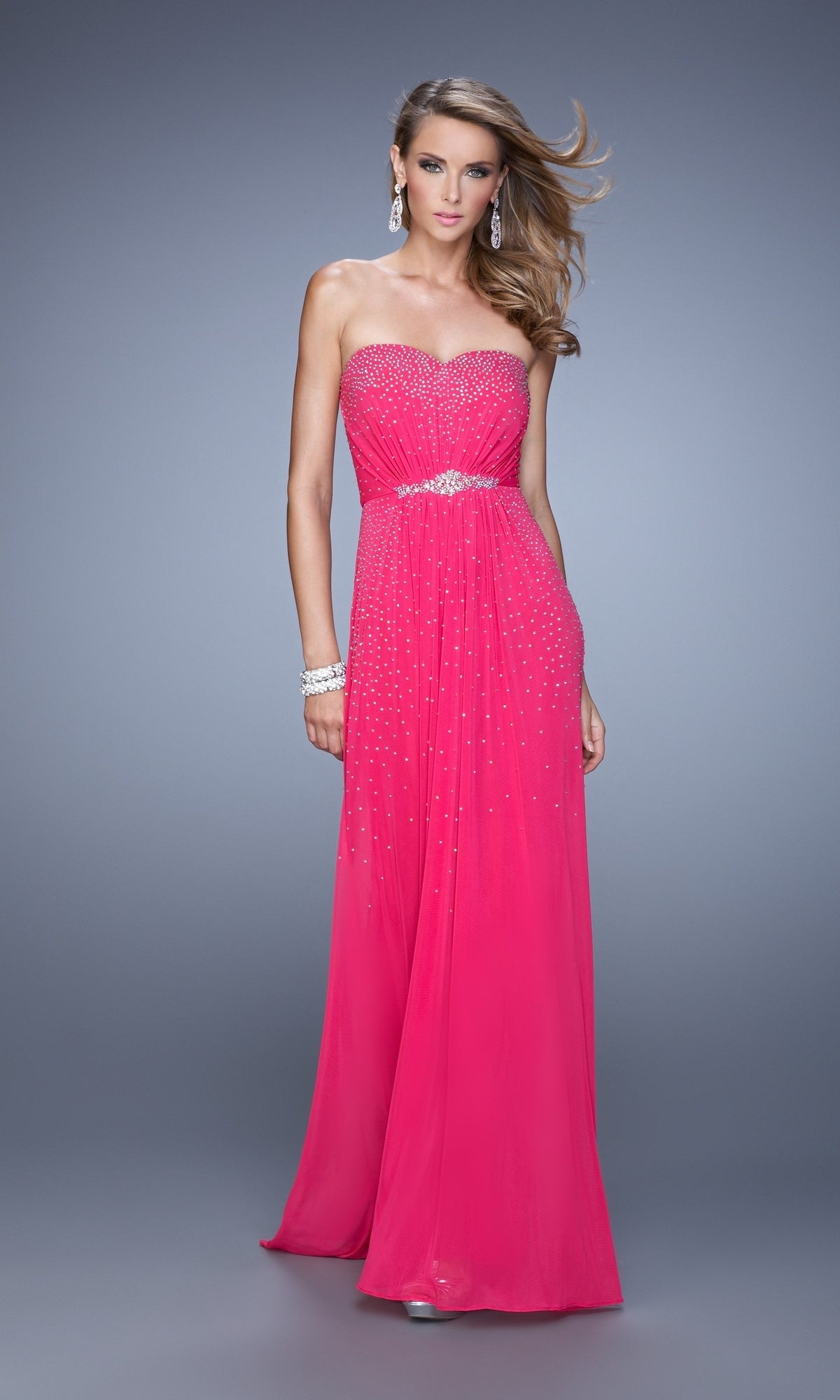 Long Formal La Femme Dress 21237