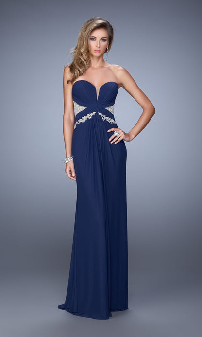 Long Formal La Femme Dress 21256