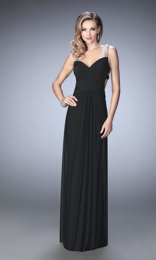 Long Formal La Femme Dress 22068