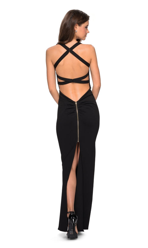 Long Formal La Femme Dress 27637
