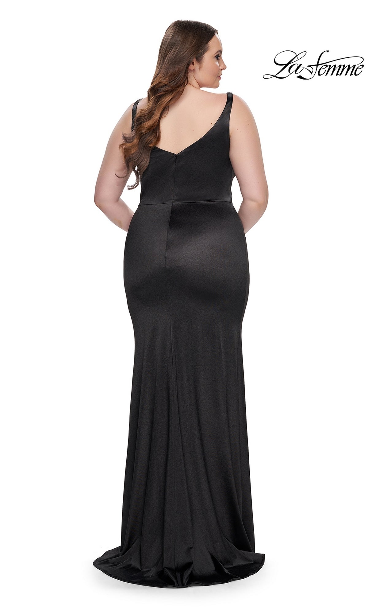 La Femme 31266 Plus-Size Formal Prom Dress