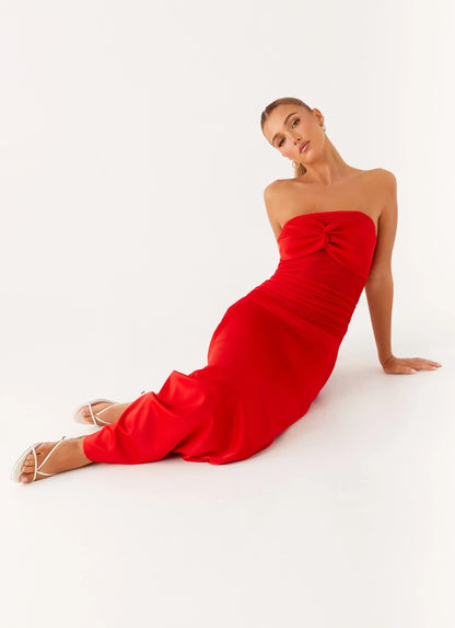 Rewind Maxi Dress - Tangerine