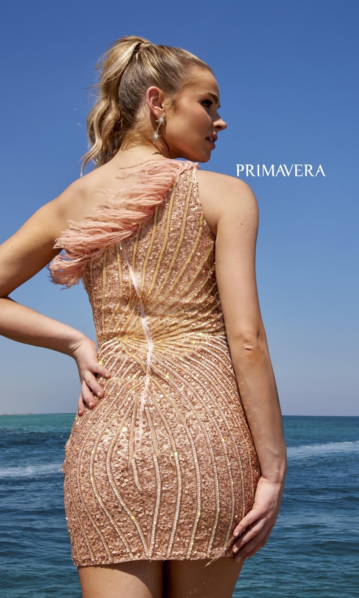 Short Homecoming Dress by Primavera 4002