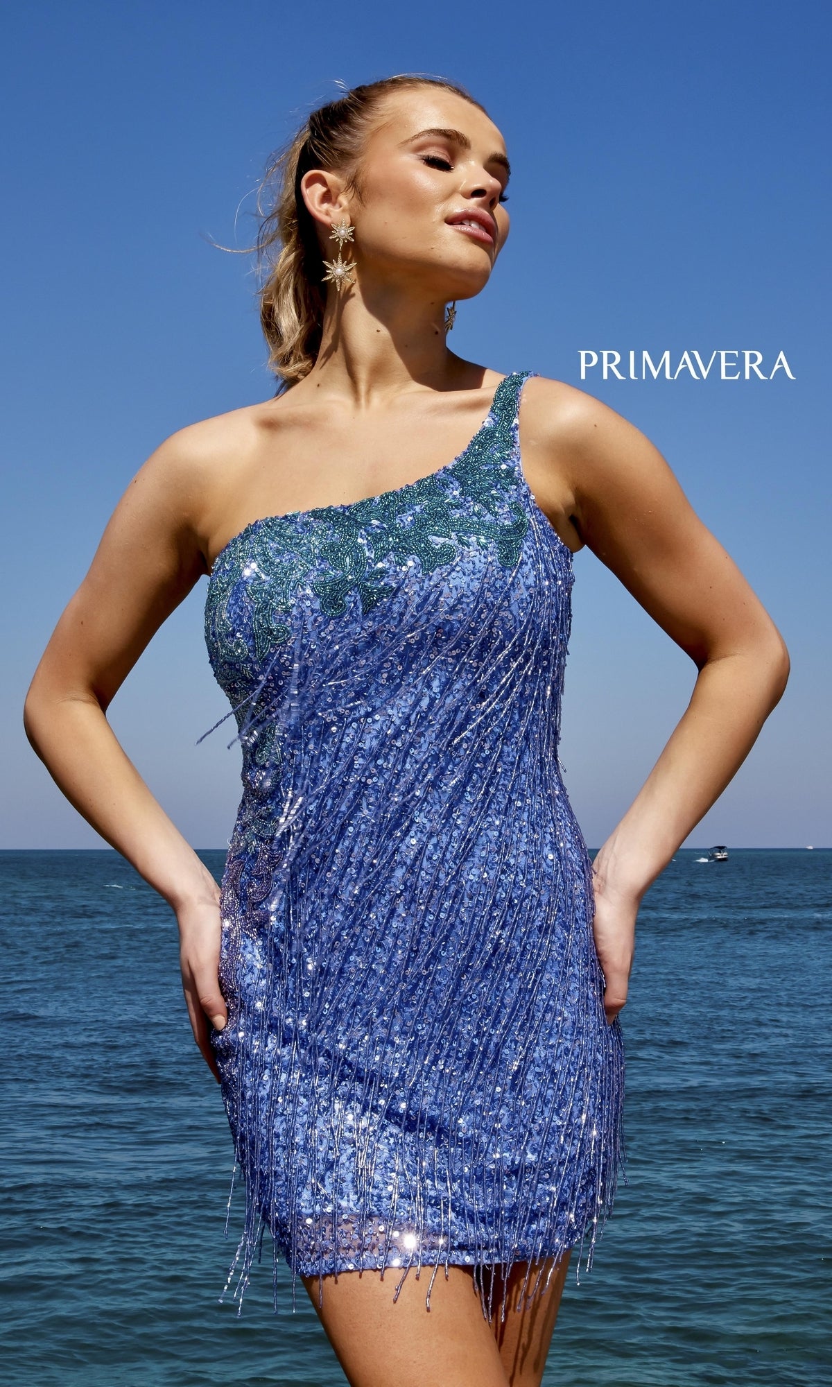 Short Homecoming Dress by Primavera 4035