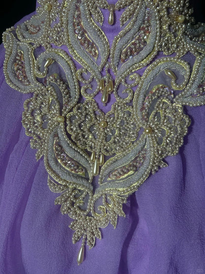 Princess Prom Dresses Ball Gown Off The Shoulder Grape With Pearls Formal Evening Outfits N3885