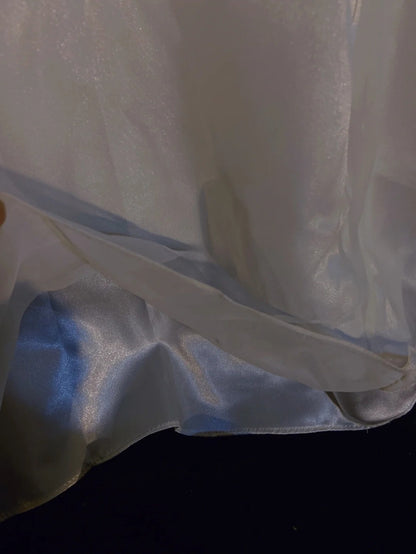 Beautiful Prom Dresses A Line Sweetheart White Chiffon With Ruffle Long Evening Outfits N3335