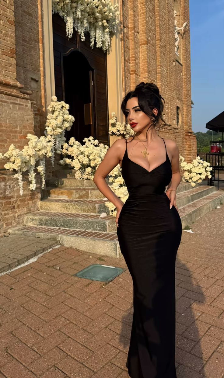 Modest Senior Prom Dresses High Schools Inspiration Mermaid Spaghetti Straps Black Semi Formal Grad Long Evening Gowns For Teens AB2170