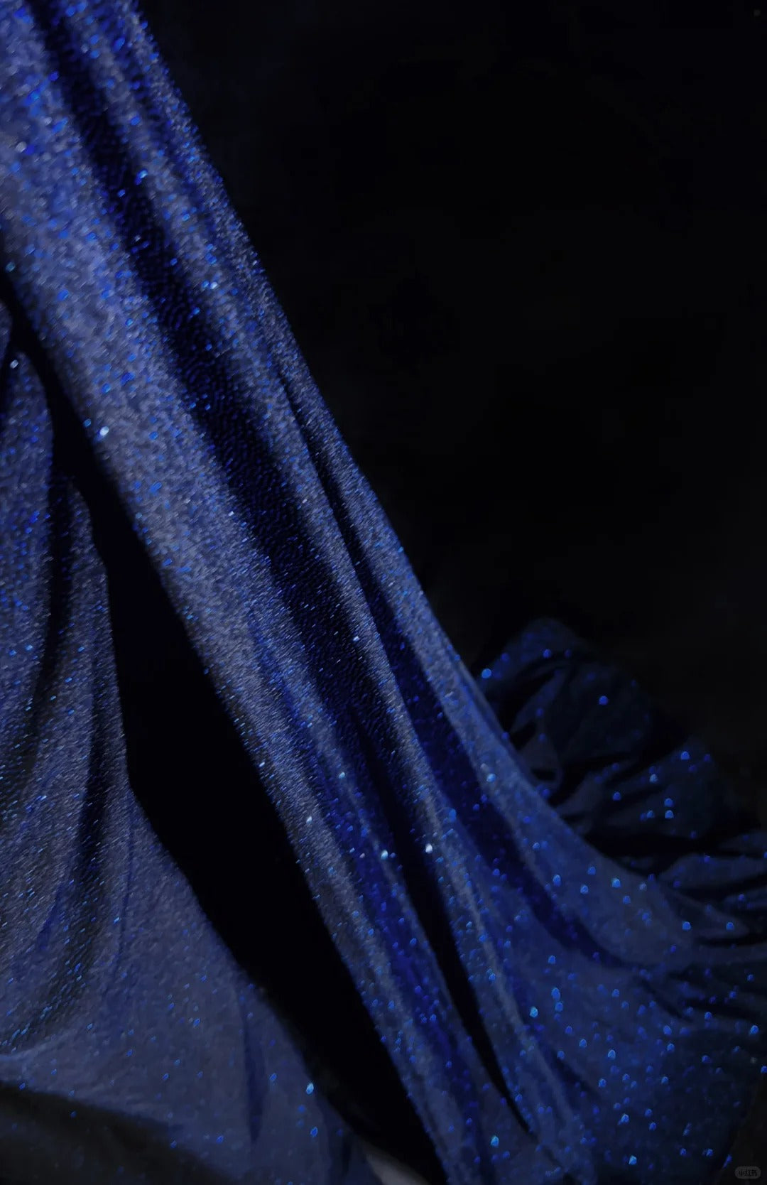 Vintage Prom Dresses 90s Mermaid One Shoulder Navy Blue Sequined Backless Long Evening Outfits N3140