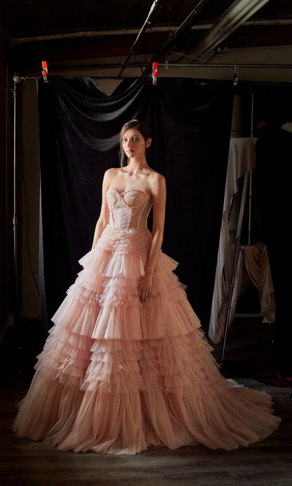 Andrea & Leo Long Formal Dress A1017