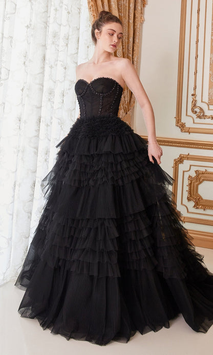 Andrea & Leo Long Formal Dress A1017