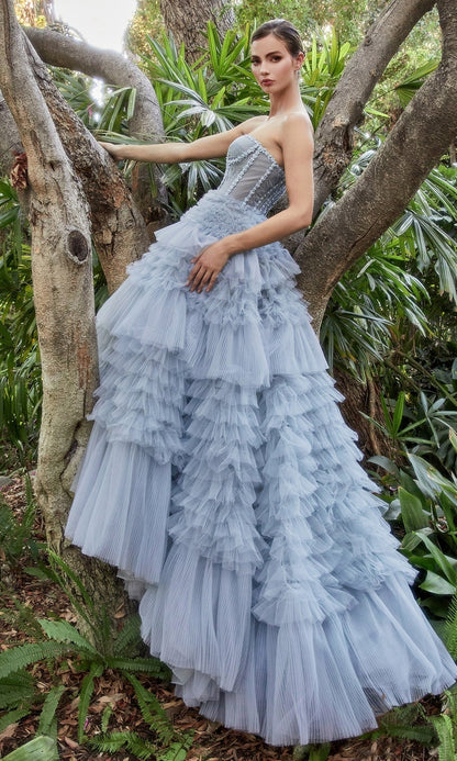 Andrea & Leo Long Formal Dress A1017