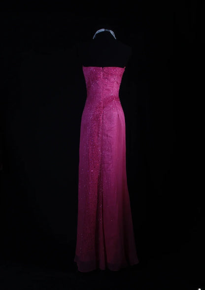 Vintage Prom Dresses Inspiration A Line Sweetheart Pink Semi Formal 90s Prom Dresses With Beads For Teenagers High Schools AS155