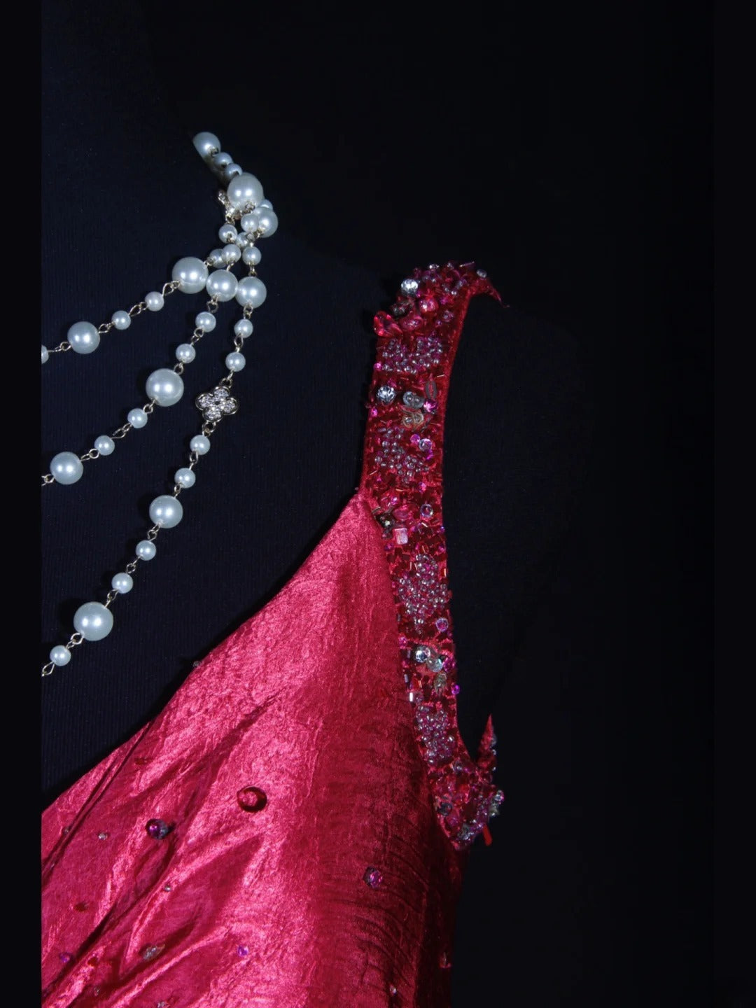 Vintage Prom Dresses Inspiration Mermaid V Neck Fuchsia Pink Semi Formal 90s Prom Dresses For Teens High Schools AS256