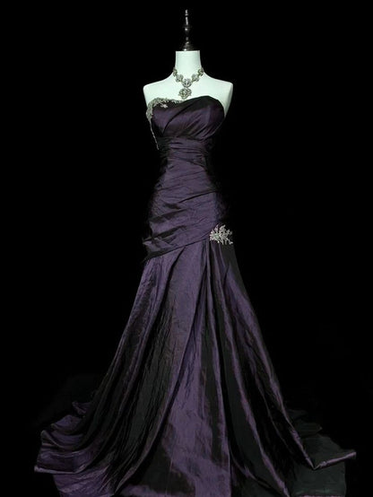 Green Taffeta Sweetheart with Lace Long Formal Dress, Green Taffeta Evening Dress Prom Dress N1780