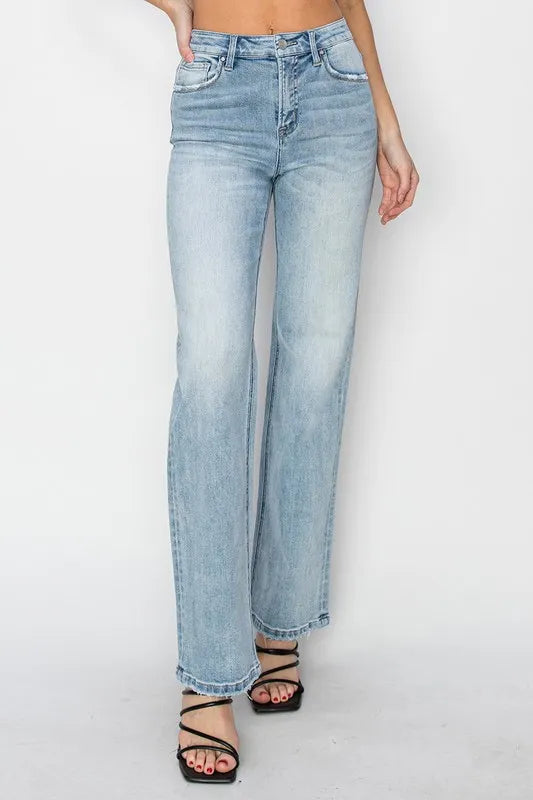 Full Size High Rise Straight Jeans Plus Size