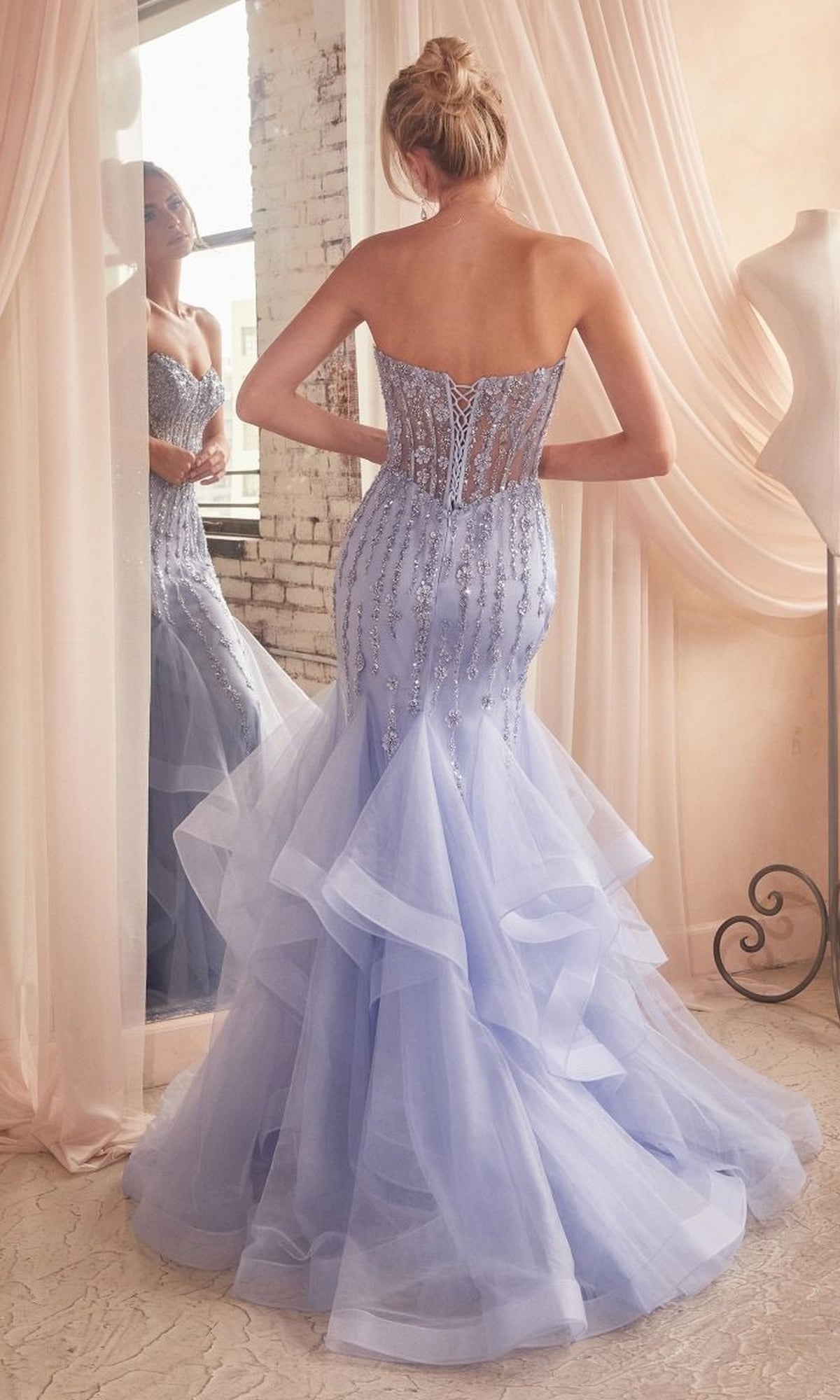 Formal Long Dress CD332 By Ladivine