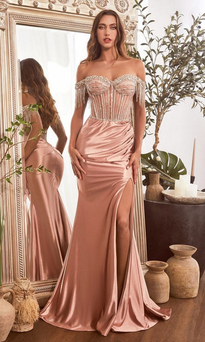 Formal Long Dress CD821 By Ladivine