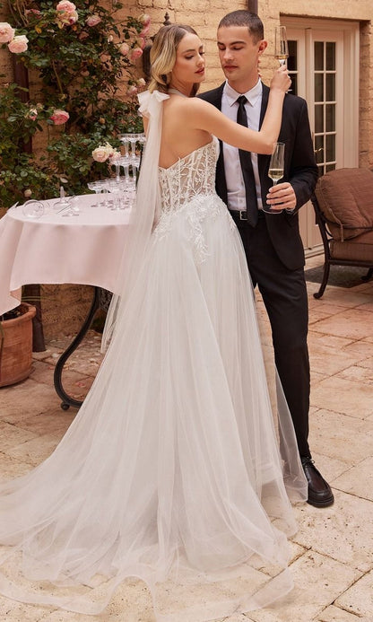 Formal Long Dress CD827W By Ladivine